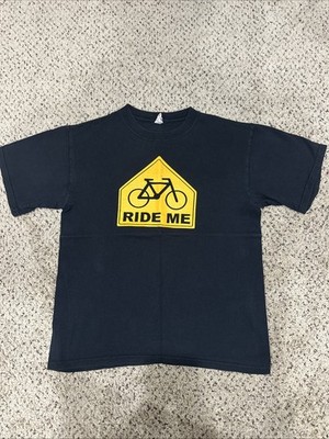  Ride Me  Bike T-shirt Anvil Tag Sz Medium