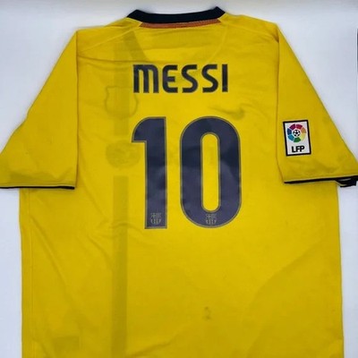 Messi #10 Barcelona 2008/2009 Away ORIGINAL Nike VTG Rare Soccer