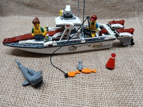 LEGO City Fishing Boat 60147 With Instructions and box!