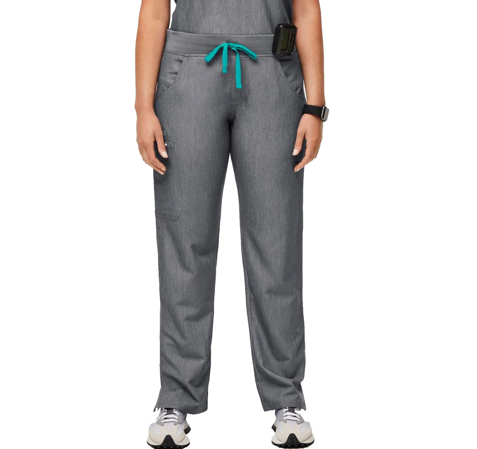 FIGS Kade Scrub Pants Womens XXL Gray Healthcare Medical Uniform 4 Pocket