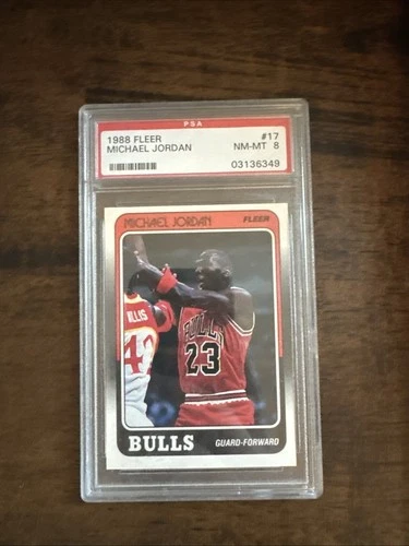 🏀 1988-89 Fleer - Michael Jordan #17 PSA 8 🐐