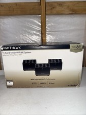 NETGEAR Nighthawk MK93S AXE5700 Tri-Band Mesh Wi-Fi System 3-Pack  UNTESTED 