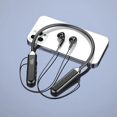 Bluetooth Neckband Wireless Headphones Mic Headset Stereo Earbuds Earphone