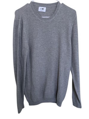NN07 Sweater Large Mens No Nationality Hubert Honeycomb Knit Crewneck