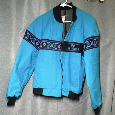 Rodeo America Embroidered Southwestern vintage  Bomber Jacket NFR Las Vegas Y2k 