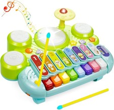 Toys for 1 Year Old Boy and Girl Gifts: Baby Musical Toys for 1-3, Piano Drum...