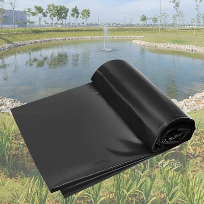 Teichfolie HDPE Folie Gartenteich Fisch Teich Plane Folie Landschaftsbau Schwarz