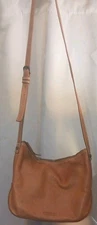 American Leather Co Dayton Crossbody Bag Women’s Brown Leather Adjustable Strap