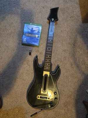 Guitar Hero Live Xbox One Guitar Controller Bundle w/ Dongle & Game Tested Works