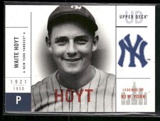 2001 Upper Deck Legends of New York #121 Waite Hoyt