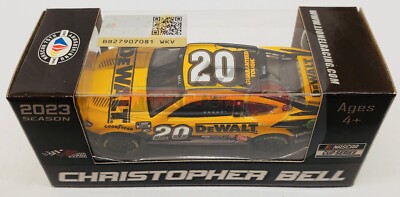 Christopher Bell 2023 Lionel #20 DeWalt Foil Number NEXT GEN Toyota Camry 1/64