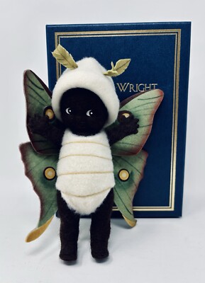 R JOHN WRIGHT Luna Bug Kewpie 6'' FELT DOLL FULLY JOINTED LE 250 COA #191 NEW MIB