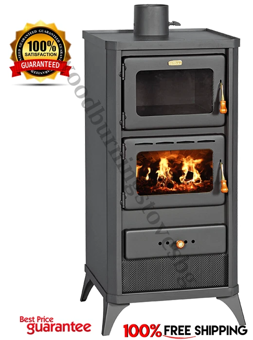 Cooking Wood Burning Stove Fireplace Cooker Prity FM E 12,1kw. EcoDesign  2022 3800215096204 | eBay