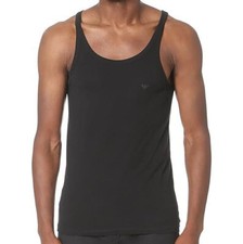 Armani Men's Emporio Armani Cotton Chest Logo Tank Top - S