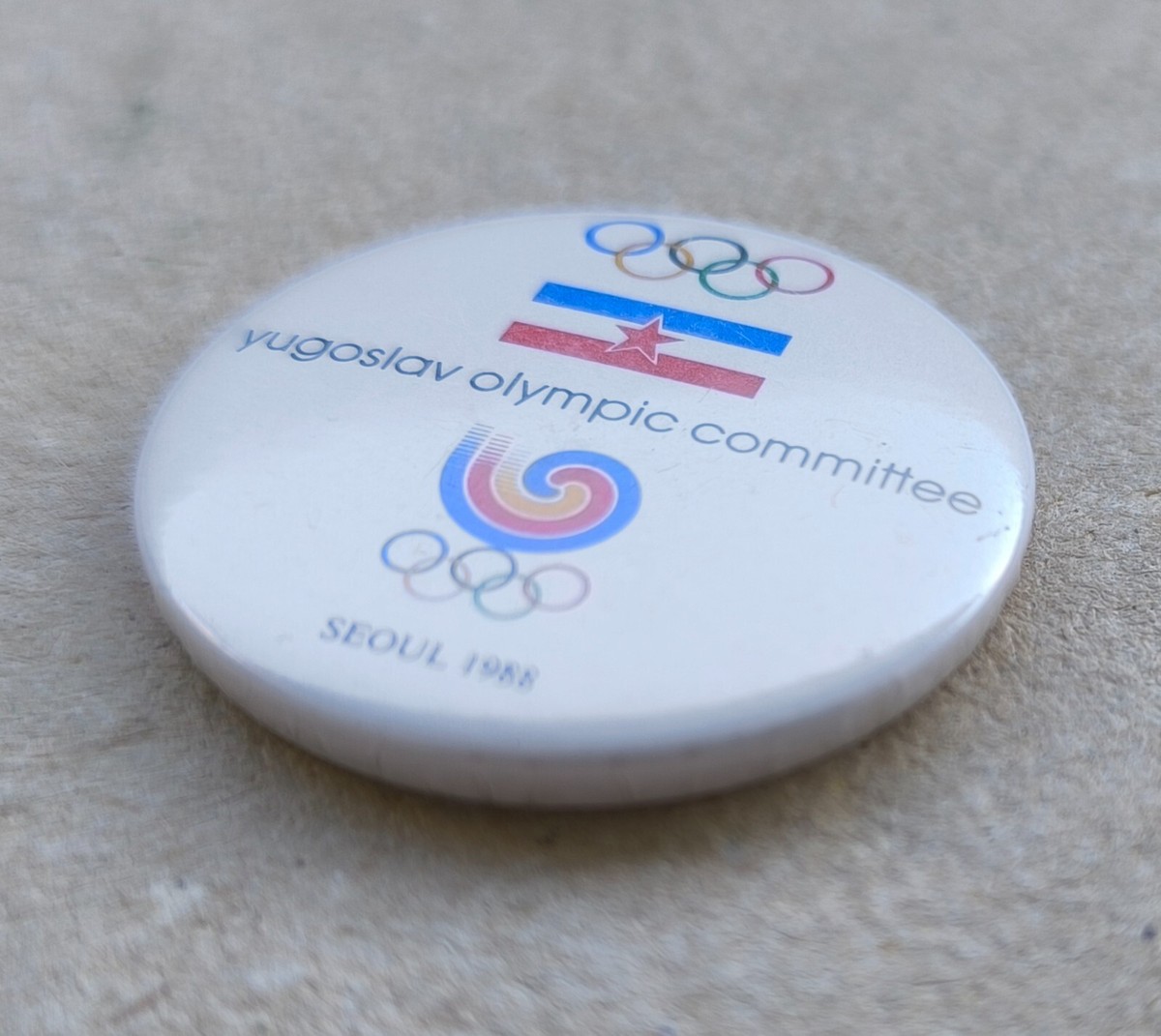 Badge Pin URSS Cloisonné - Jeux Olympiques Mexico 1968, NOC Mexique XIX, Occasion