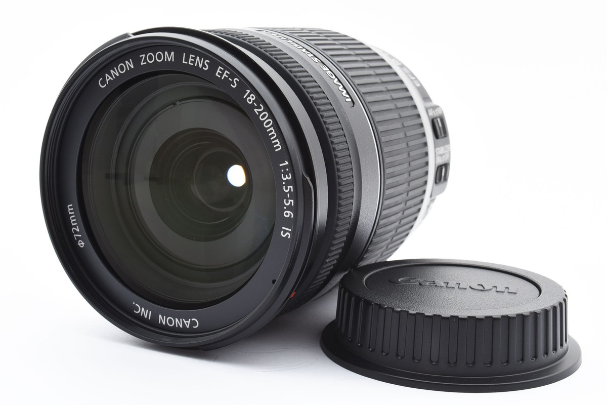 Near MINT] Canon EF-S 18-200mm f/3.5-5.6 IS Zoom Lens From JAPAN