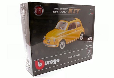 Modellauto Auto model kit bausatz Zum Montieren bburago Fiat 500 F Maßstab 1:24