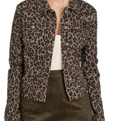 Nine West Jean Jacket Sarah Denim Tan 