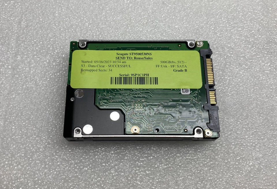 Seagate ST950053NS 500GB 2.5" SATA Internal Server Hard Drive HDD Tested - Image 3 of 4