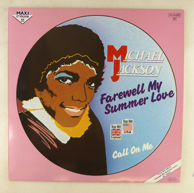 12'' Single Vinyl Michael Jackson Farewell My Summer Love - D192 H8
