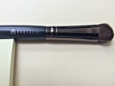 BORGHESE EYESHADOW BRUSH NO BOX 7.5'' LONG+ free FACE BRUSH