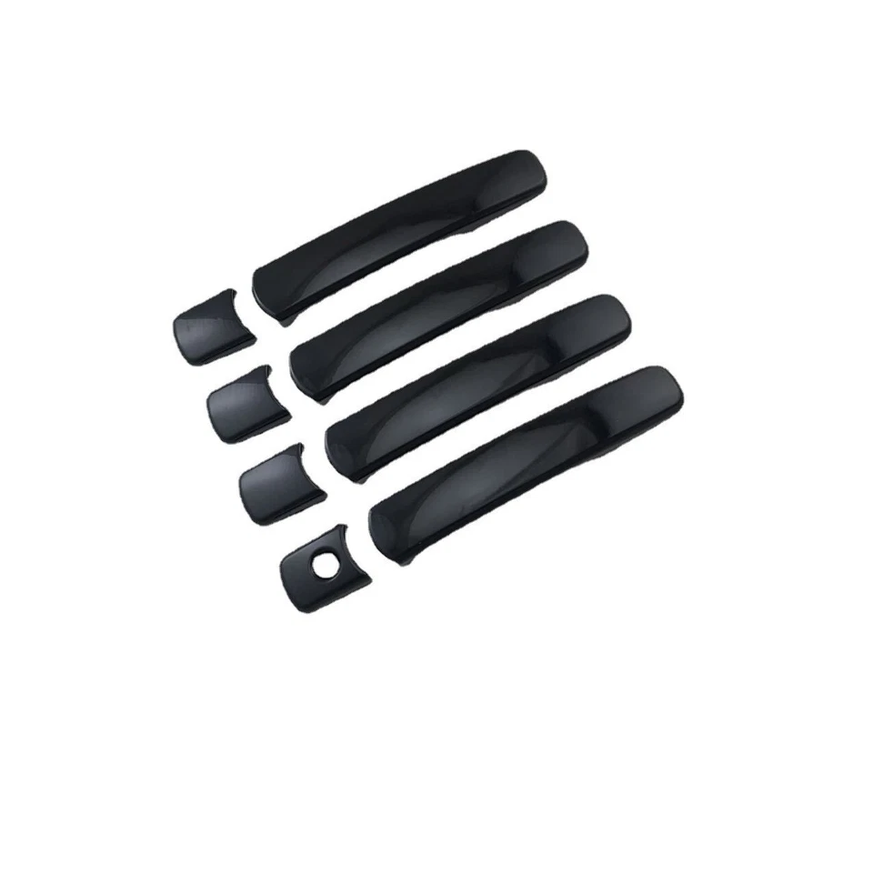 Cubierta de manija de puerta negra para 03-07 Nissan Murano Infiniti FX35 FX45 Foto 2 de 2