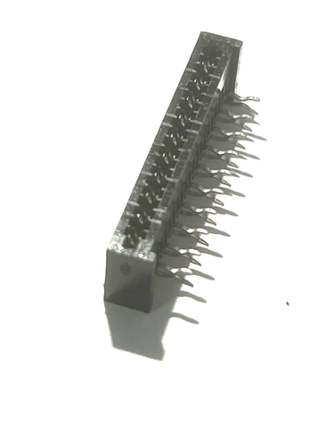 20 NEW ELCO FFC 1.25MM 10 PIN FLAT CABLE CONNECTOR RIGHT ANGLE DUAL ROW RM2CMP10 - Picture 5 of 5