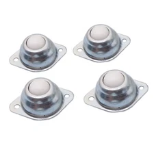 US Stock 4pcs 5/8' Ball Nylon Transfer Bearing Unit Ball Wheel Conveyor Roller