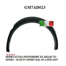 MODENATURA POSTERIORE SX AIXAM 721 SPORT SCOUTY SPORT DAL 05 A 07 GM7AD023