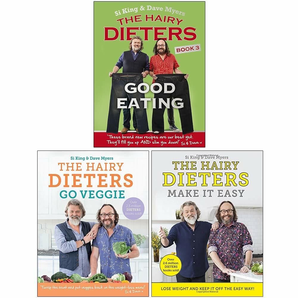 Hairy Bikers The Hairy Dieters Collection 3 Books Set  Good Eating,Go Veggie NEW