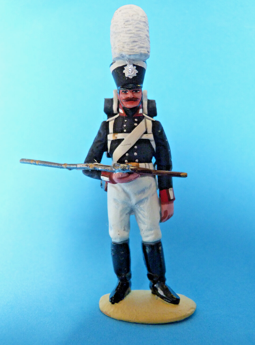 Soldat de plomb DELPRADO premier empire 24 - Officier prussien Brandebourg 1813