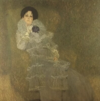 Gustav Klimt 、MARIE HENNEBERG STEHEND Gustav Klimt Portrait of Marie Henneberg Custom Framed Print | eBay