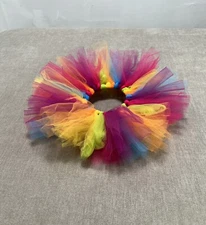 Tulle Rainbow Pride Tutu Skirt Dog Baby Infant Costume Prop Photo Shoot