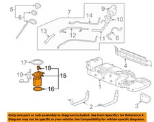 GM OEM 07-08 Escalade Fuel System Fuel System Components-Fuel Pump Assy 19208961