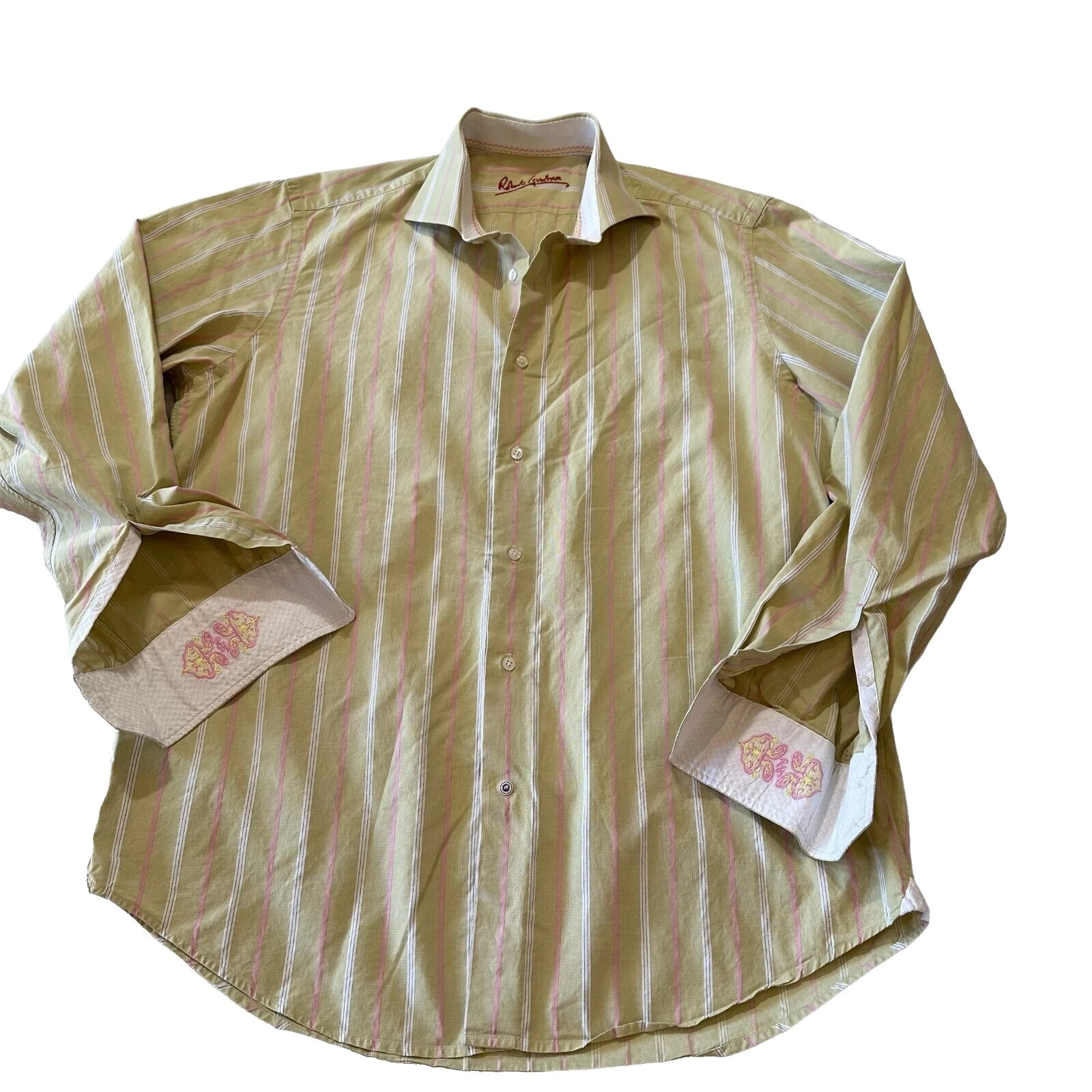 Rayas Corte Normal Robert Graham Camisas de vestir para hombres