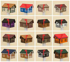 HORSE BARN POLY MAILBOX ~ Amish Handmade Durable Weatherproof ~ 18 Color Options