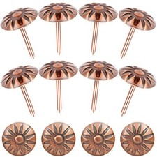500 Pcs 5/8" Red Copper Upholstery Tacks for Furniture Upholstery