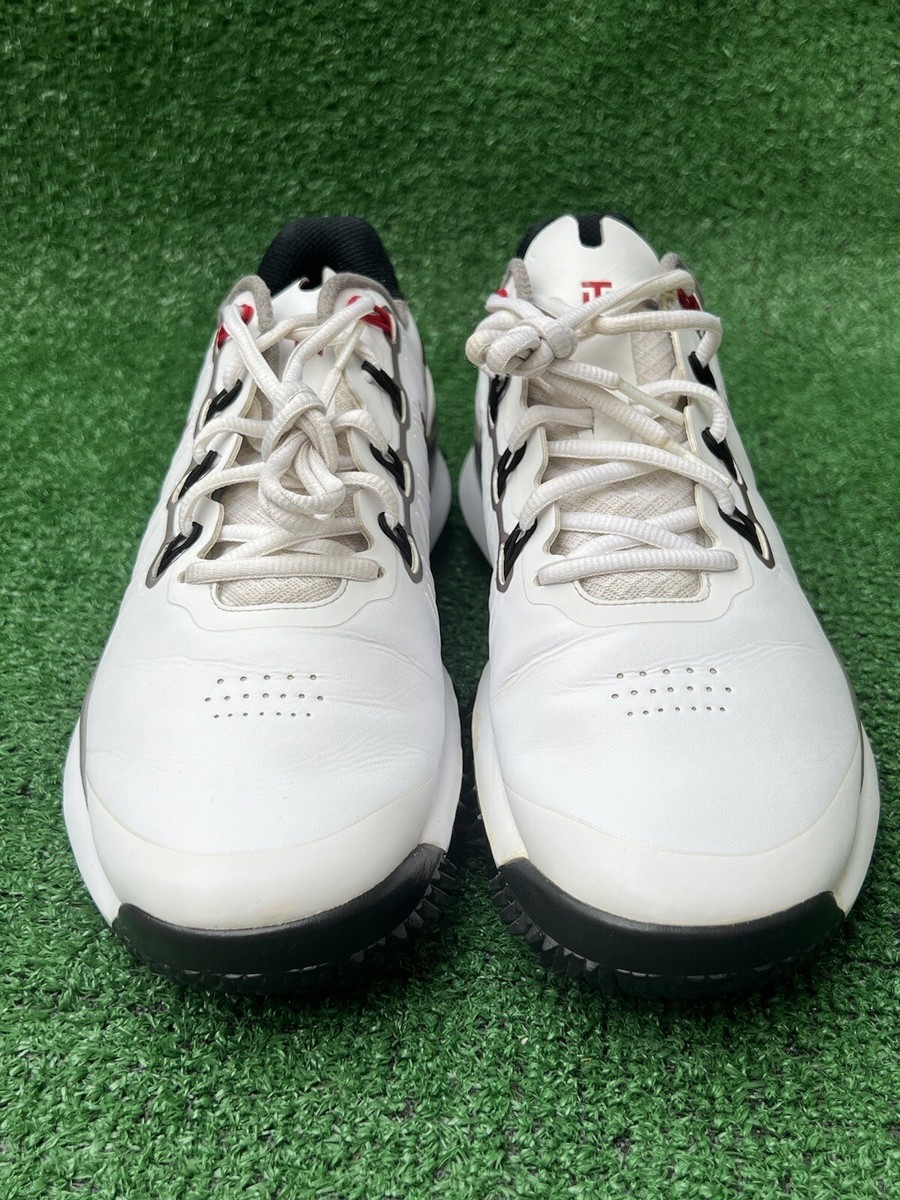 Nike Tiger Woods TW14 2013 White Red Golf Shoes 599416-100 Nike Tiger Woods TW14 2013 White Red Golf Shoes 599416-100