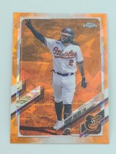 2021 Topps Chrome Update Series Freddy Galvis Orange Ice 20/25 #US292