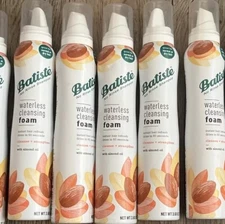 Lot 5 Batiste Waterless Cleansing Foam With Almond Oil  3.6 oz Each