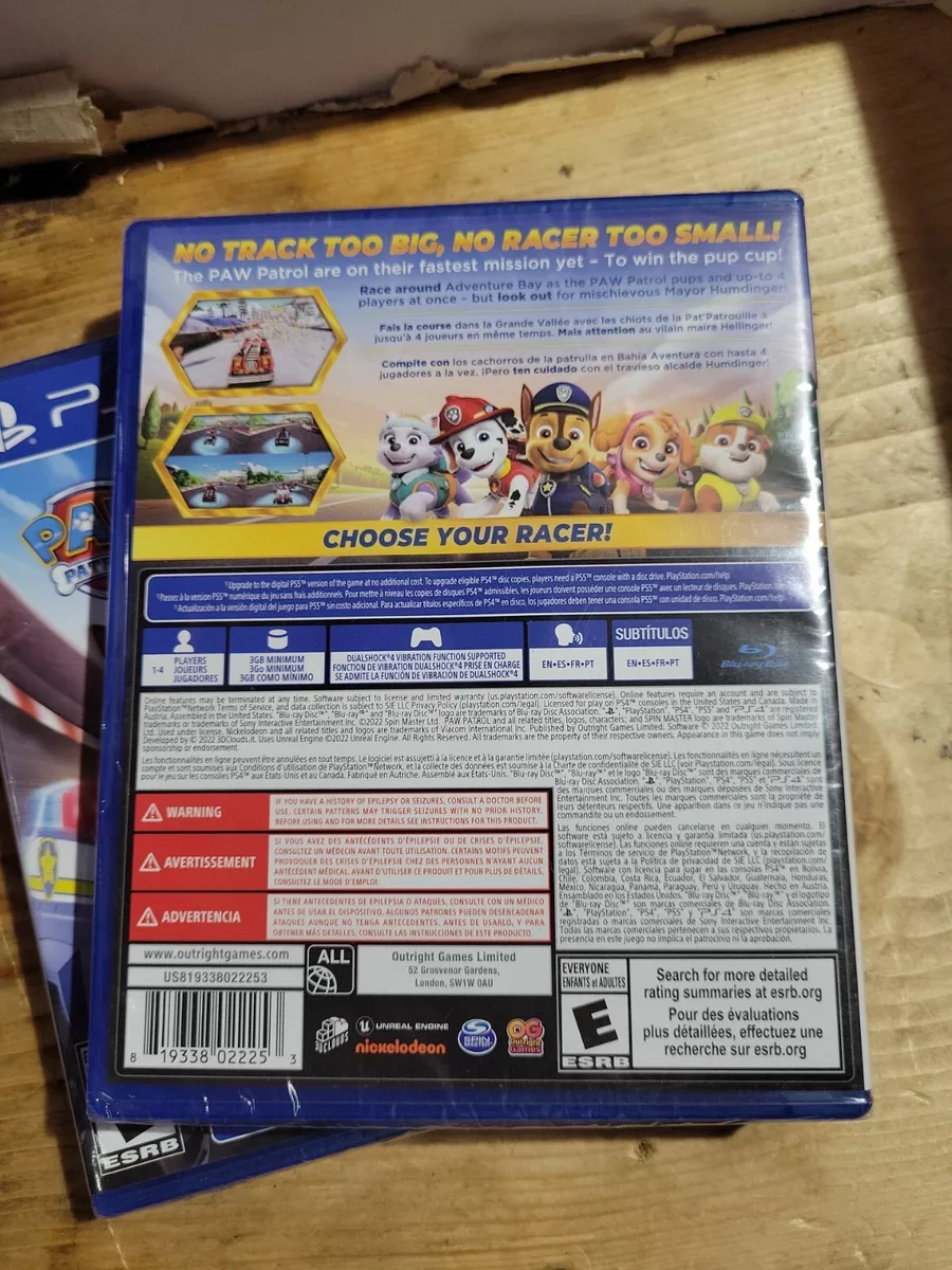 PAW PATROL GRAND PRIX - PlayStation 4 / PS4 - Brand NEW - Sealed - Free  Shipping | eBay