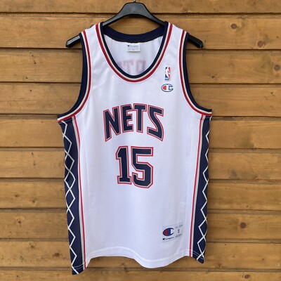 Vintage Vince Carter #15 New Jersey Nets Champion Jersey NBA Vintage Vince Carter #15 New Jersey Nets Champion Jersey NBA