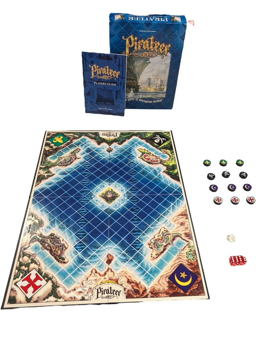 PIRATEER The Game of Outrageous Fortune 1994 Mendocino Board Game