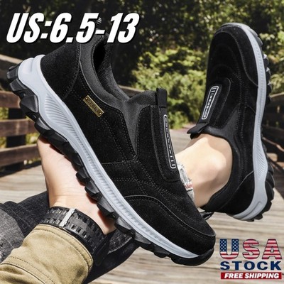 Large 49 Hiking Shoes Men Casual Slip on Loafers Outdoor Climbing Walking Shoes