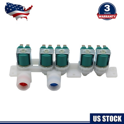 #ad Water Inlet Valve Compatible with Samsung Washer DC97 15459G $18.20