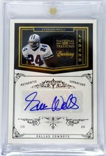 2010 National Treasures #176 Everson Walls 17/28 Century Gold Autograph