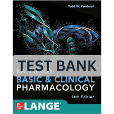 Test Bank Katzung's Farmacologia Base e Clinica 16° Edizione