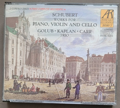 ''Schubert Works for Piano, Violin, and Cello'' 2 CD set (v, nice)