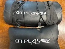 GTPlayer Gaming Chair’s Vibrating Lumbar and Headrest Pillow Black