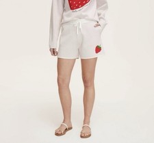 KATE SPADE NY Target Sweater Embroidered Strawberry Shorts with Pockets 1X NWT.